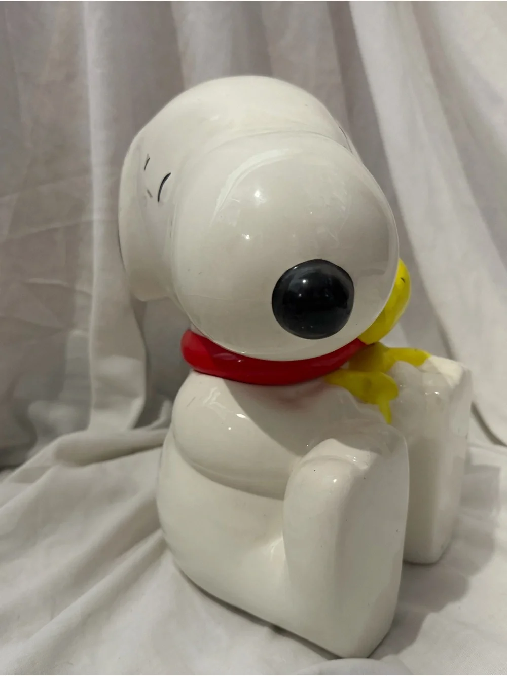 Peanuts Snoopy & Woodstock White, Yellow, Black Figurine